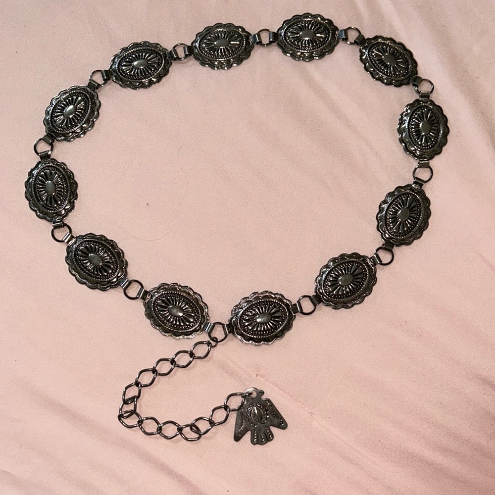 Sliver Concho belt